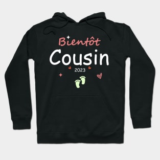 Bientôt Cousin Enfant Annonce 2023 Futur Bébé Hoodie